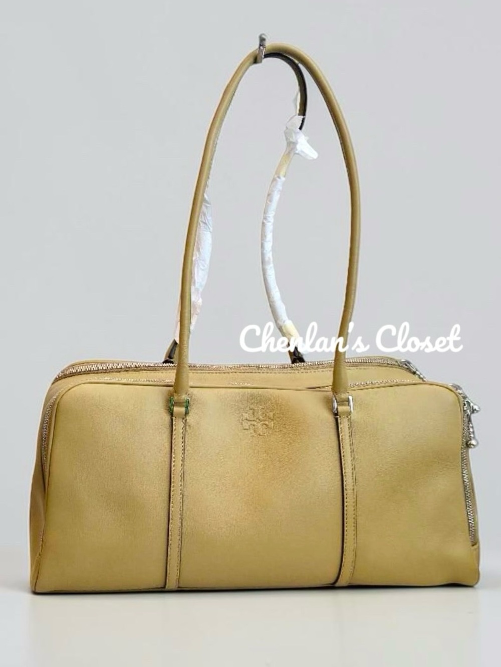 NWT Tory Burch MARSHMALLOW SATCHEL - Picture 4 of 14